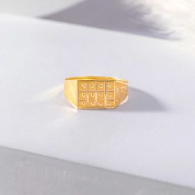 Studded Grace Gold Ring