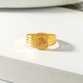 Sacred Om Gold Ring