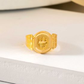 Octagonal Grandeur Gold Ring
