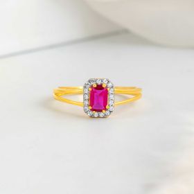 Vibrant Grace Gold Ring