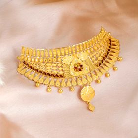 Royal Elegance Gold Choker
