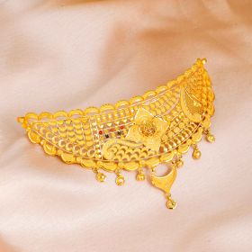 Majestic Floral Gold Choker