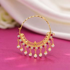 Pearl Splendour Gold Nath