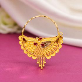 Ornate Grandeur Gold Nath