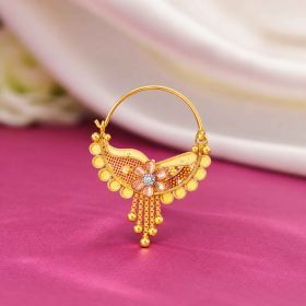 Sculpted Blossom Gold Nath