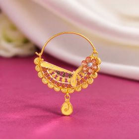 Artistic Blossom Gold Nath