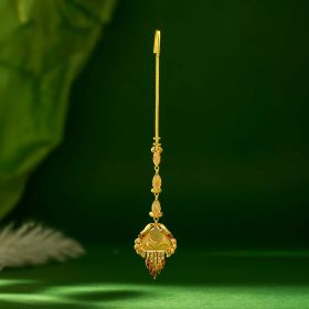 Classic Cascade Gold Maang Tikka