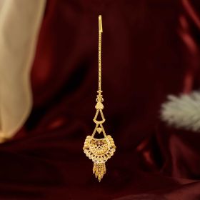 Regal Charm Gold Maang Tikka