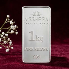 Aisshpra 999 Purity 1 kg Silver Bar