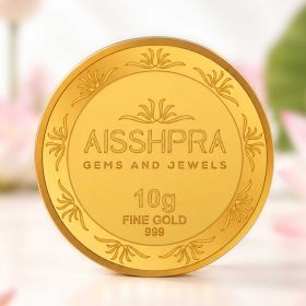 Aisshpra 10 gm Famous Kalpataru Tree Gold Coin, The Prosperity Coin