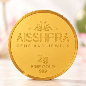 Aisshpra 2 gm Famous Kalpataru Tree Gold Coin, The Prosperity Coin