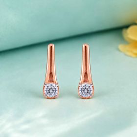 Classic Elegance Rose Gold Earrings