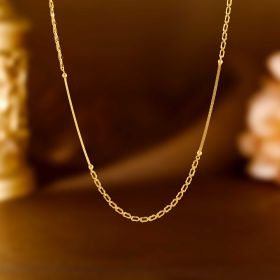 Modern Dual-Link Gold Chain