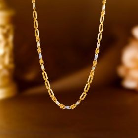 Artisan Dual Tone Symmetry Gold Chain