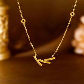 Minimalist Curve Kanthi Gold Chain