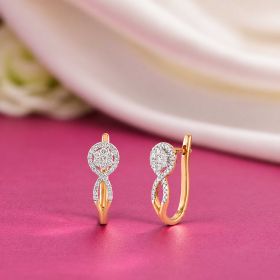 Cluster Set Diamond Earrings