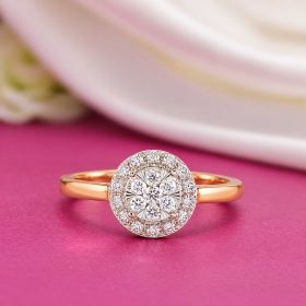Elegant Claw Set Diamond Ring