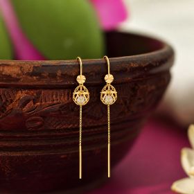 Royal Gold Sui Dhaaga Earrings