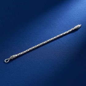 Intricate Links Silver Bracelet
