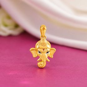 Artistic Lord Ganesha Gold Locket
