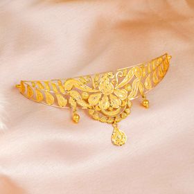 Floral Vine Gold Choker