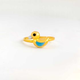 Blue Duck Design Gold Ring