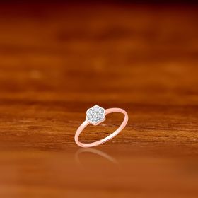 Seven Stone Floral Cluster Diamond Ring