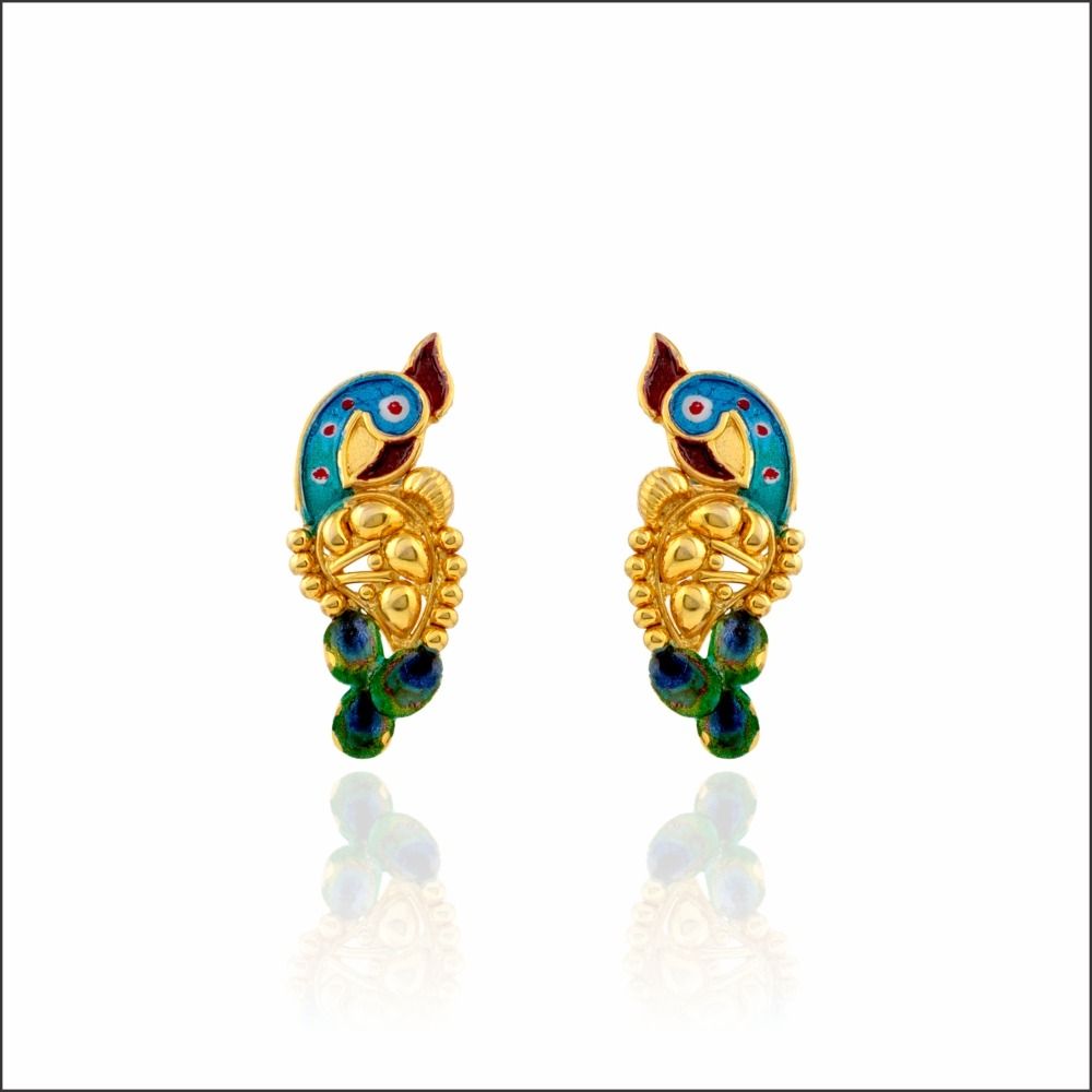 Cultural Grandeur Gold Earrings