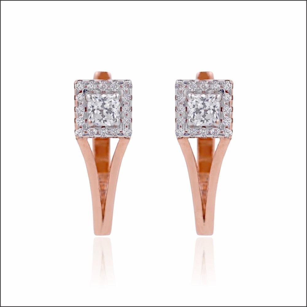 Chic Opulence Rose Gold Earrings