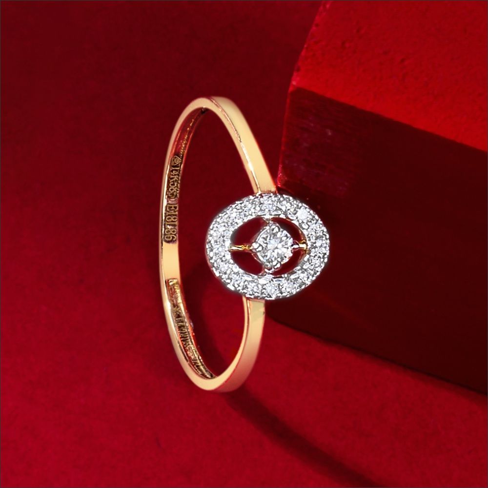 Dazzling Halo Set Diamond Ring