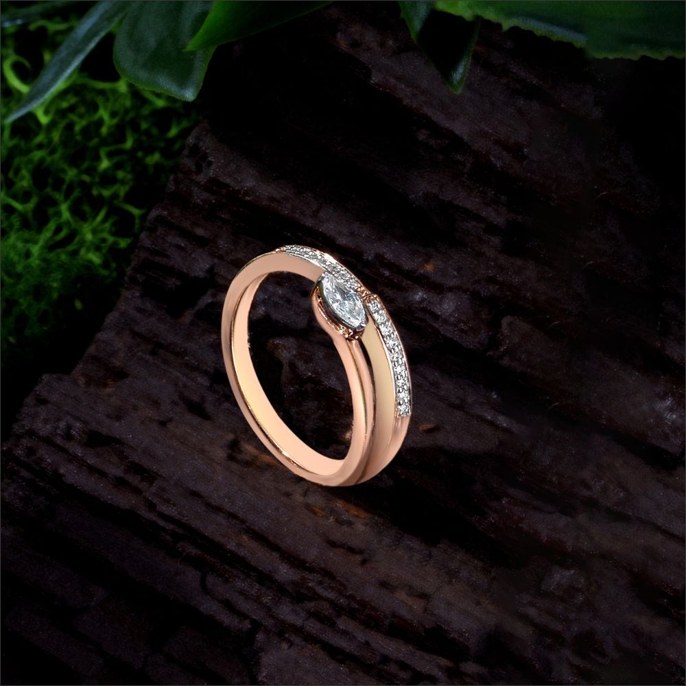 Graceful Marquise Cut Diamond Ring