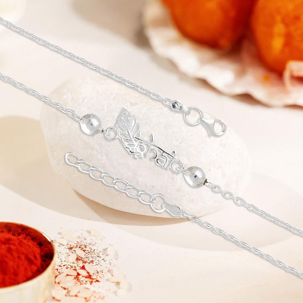 Loving Brother 92.5 Stamped Silver Rakhi