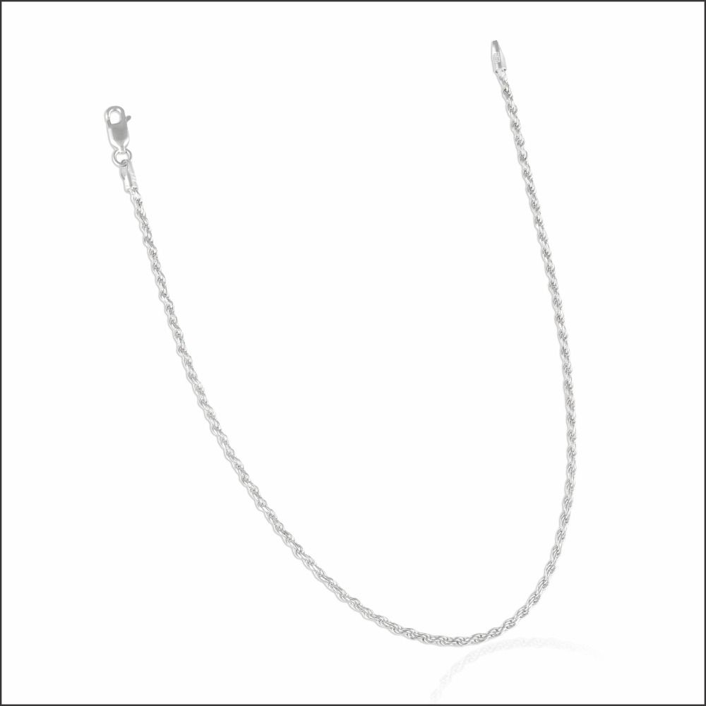 Graceful Whisper Gleaming Silver Anklet