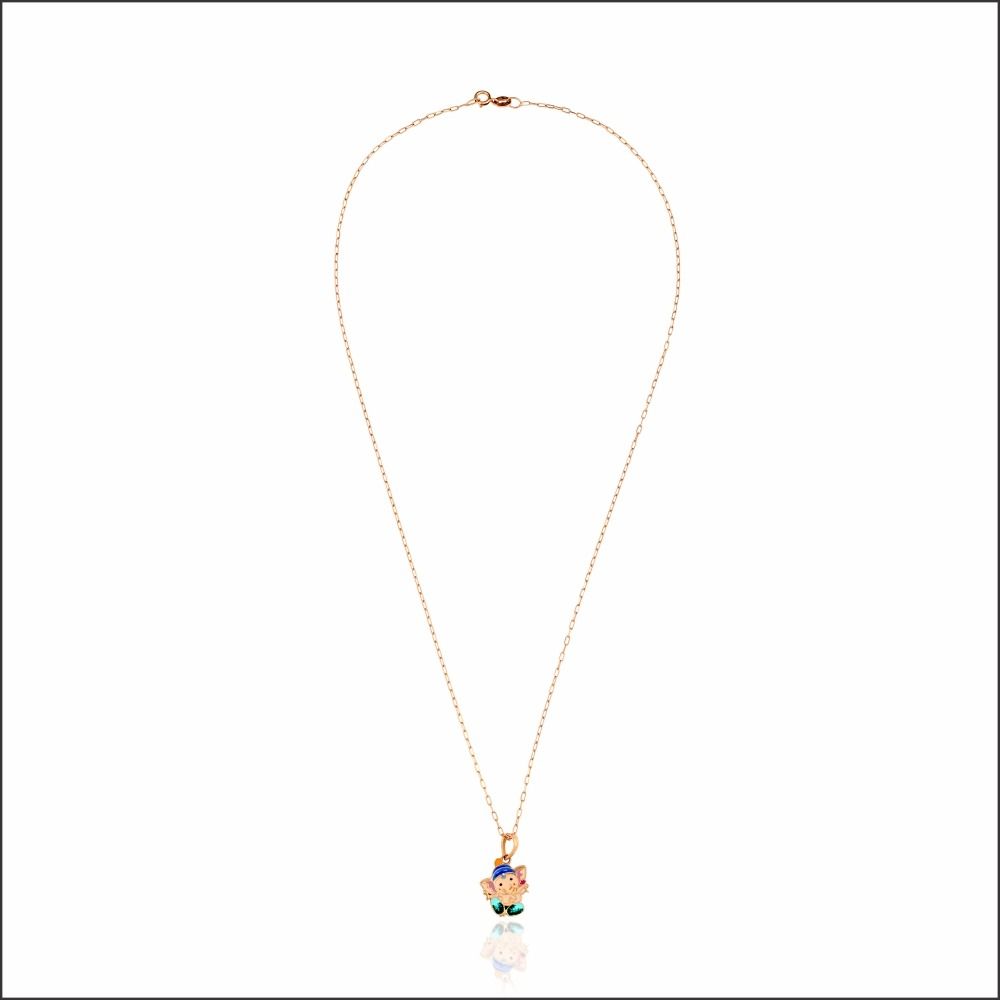 Entrancing Ganpati Rose Gold Chain