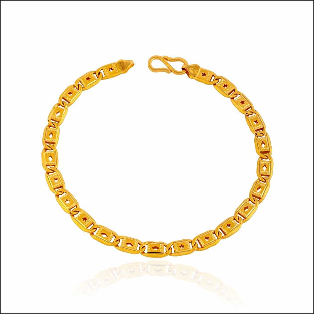 Opulent Linked Gold Bracelet 