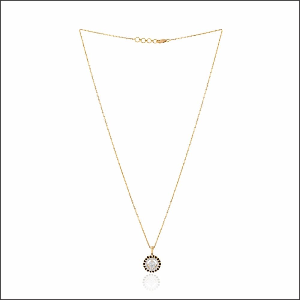 Lustrous Bloom Diamond Pendant