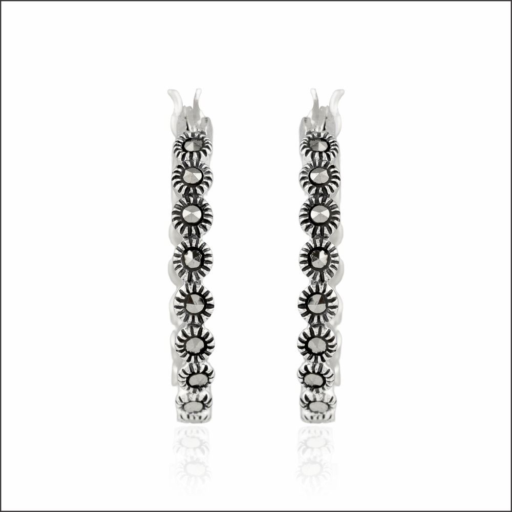 Intricate Sterling Silver Earrings