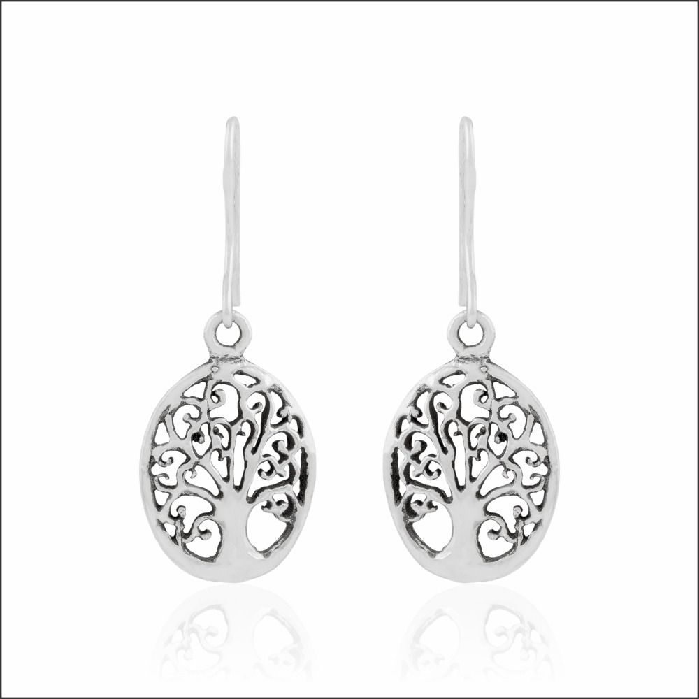 Artistic Filigree Sterling Silver Drops