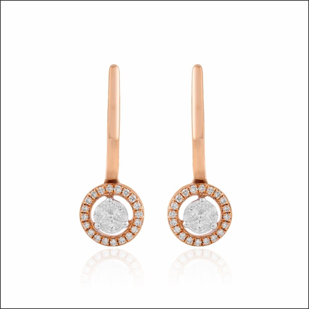 Charming Dazzle Diamond Earrings