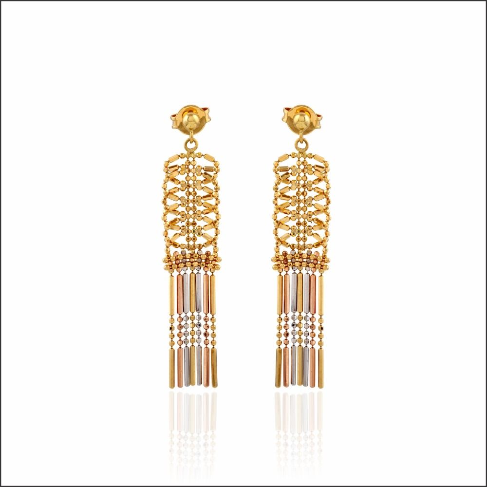 Elegant Dangling Italian-Style Drop Earrings