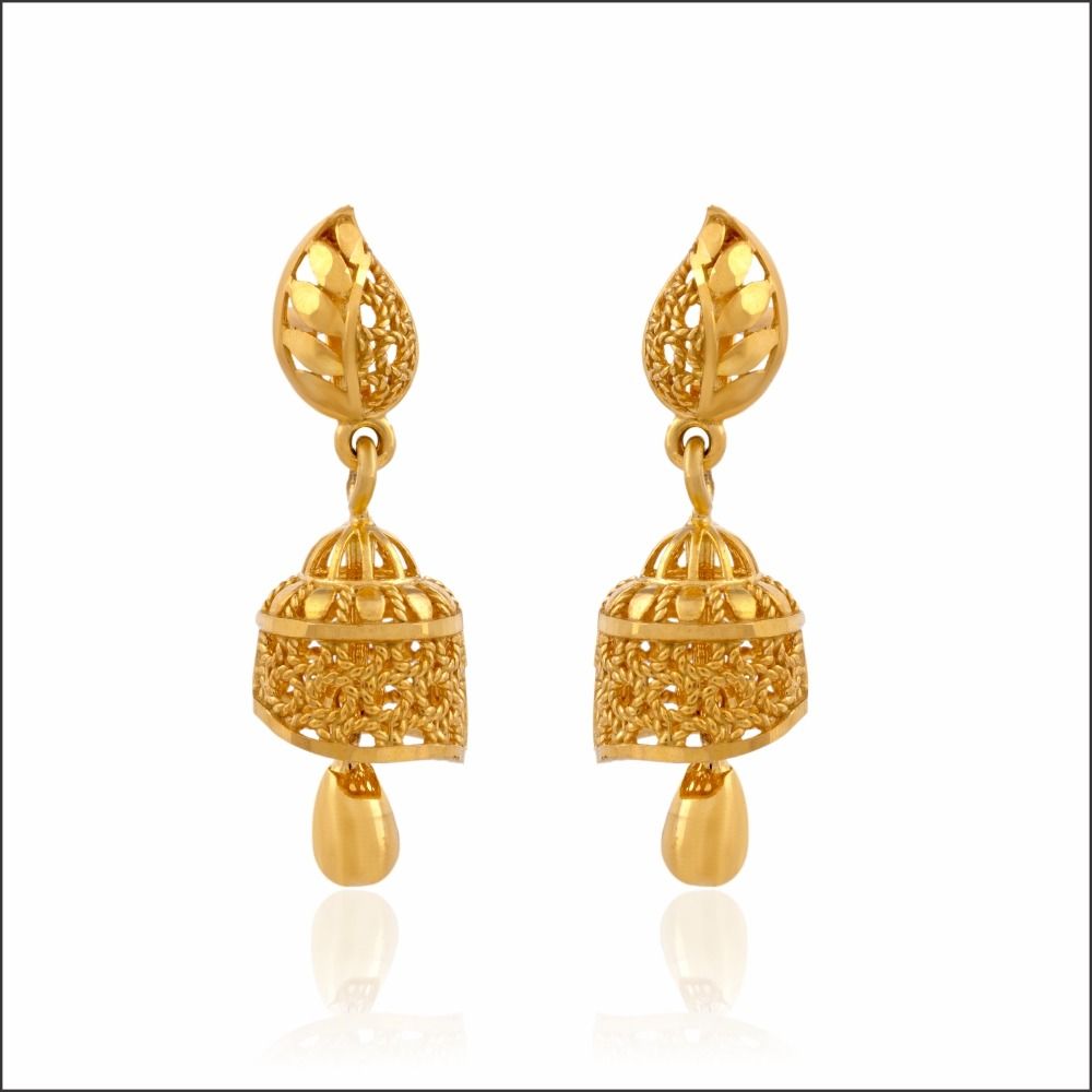 Traditional Style Dome Jhumka Earrings