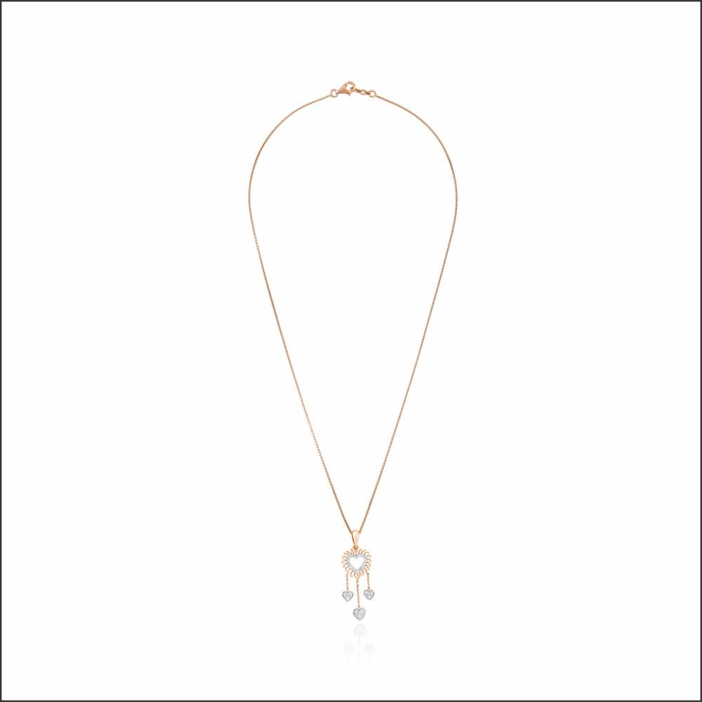 Mesmerising Hearts Diamond Pendant