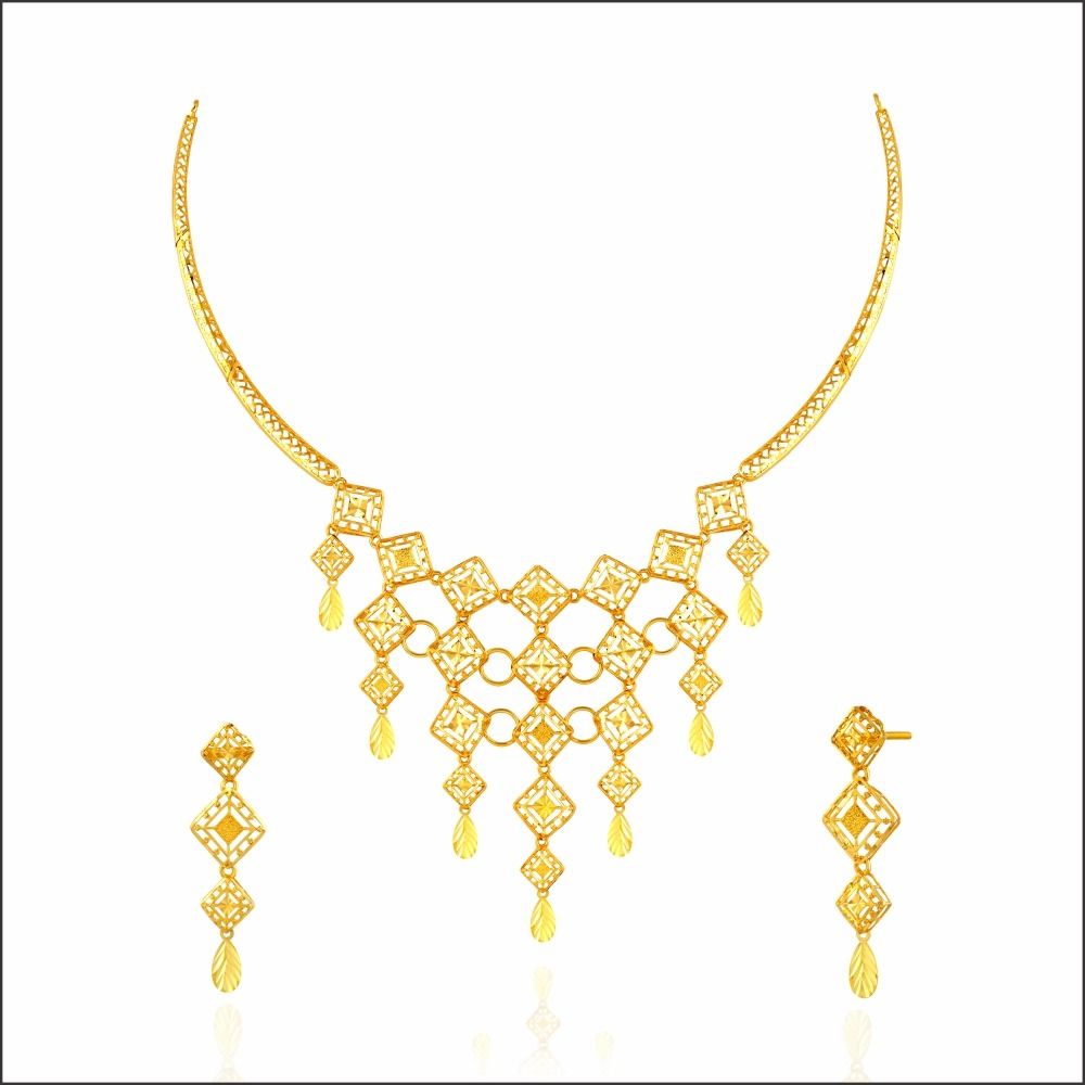 Magical Grace Gold Necklace Set