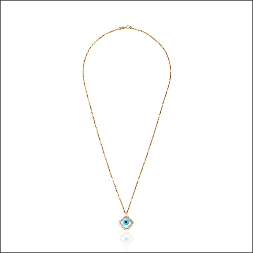 Floral Glimmer Rose Gold Chain
