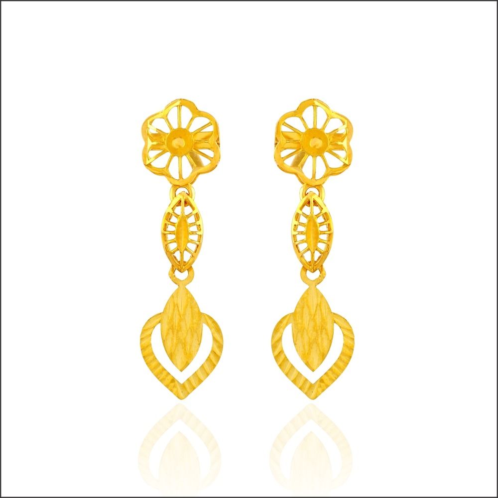 Modern Marvel Gold Earrings