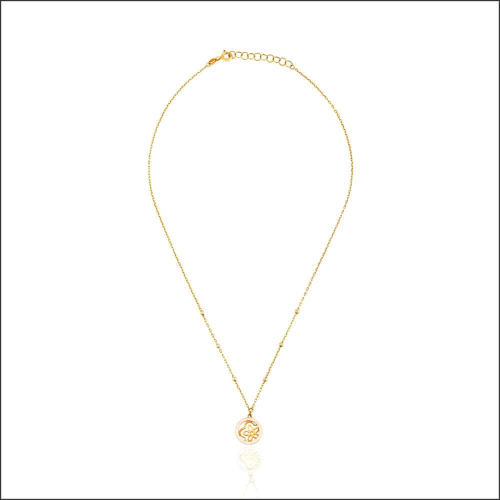Floral Magnificence Rose Gold Chain