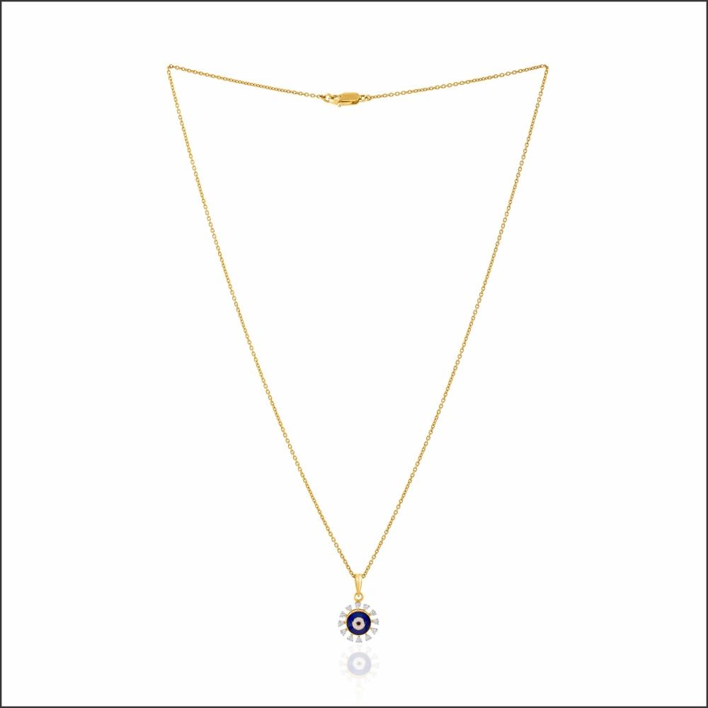 Celestial Evil Eye Diamond Pendant