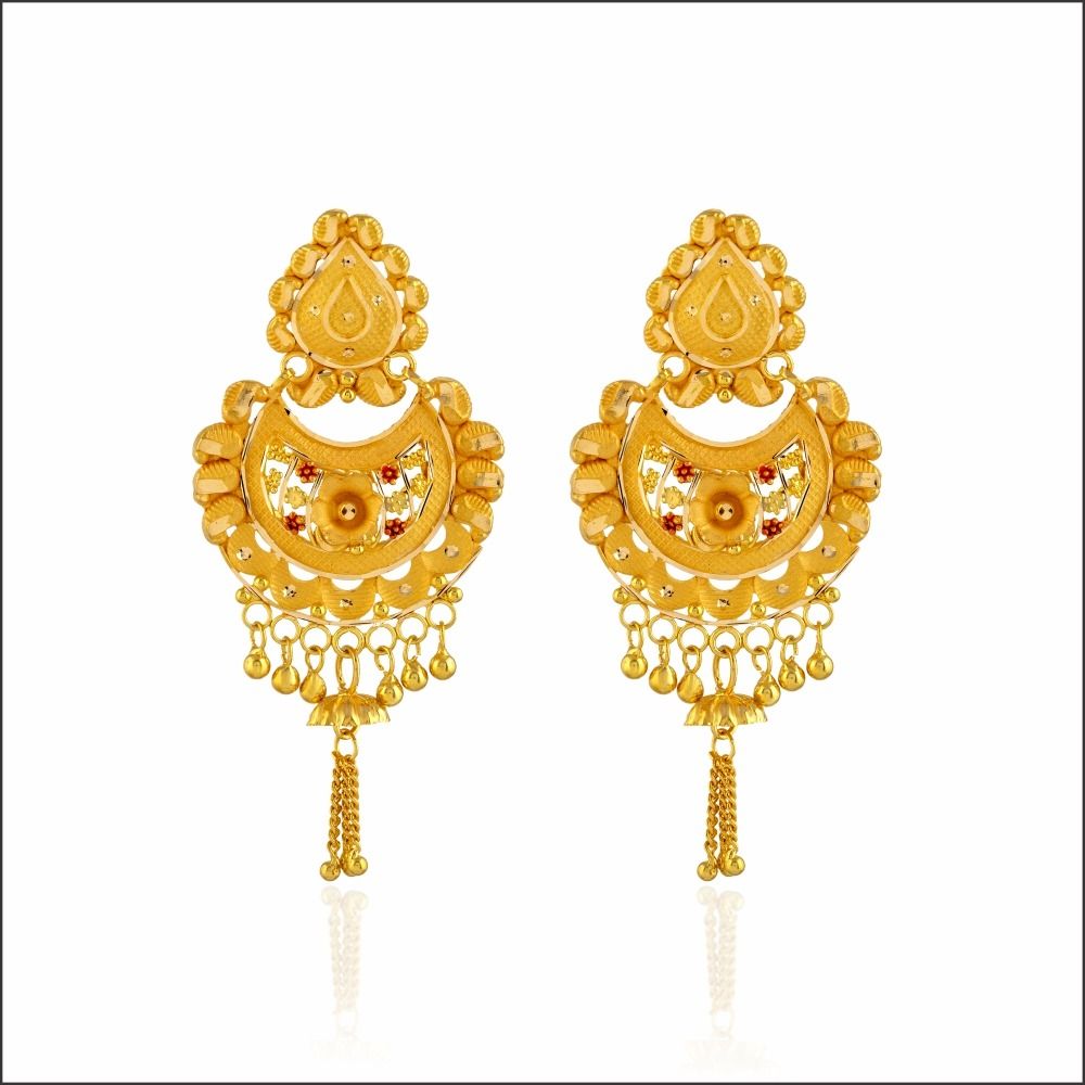 Classic Bloom Gold Earrings