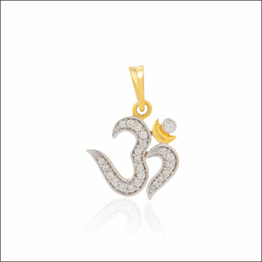 Sacred Serenity OM Diamond Pendant