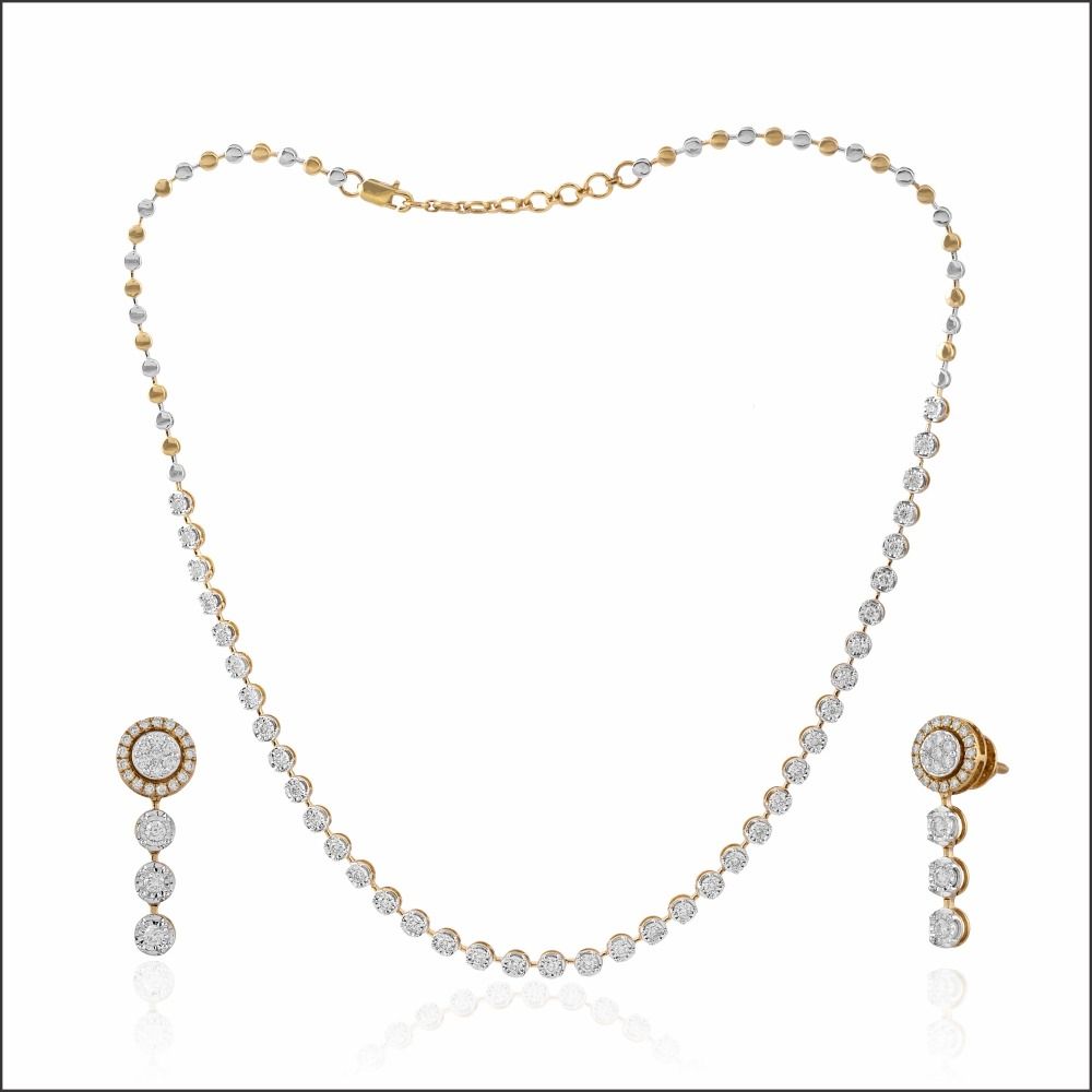 Magnificent Glory Diamond Necklace Set